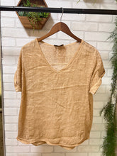 Load image into Gallery viewer, Jenna V Neck Linen Blouse
