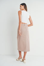 Load image into Gallery viewer, Lorena Open Maxi Denim Skirt
