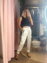 Load image into Gallery viewer, Frankie Satin Cargo Pants
