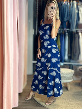 Load image into Gallery viewer, Briana Royal Blue Floral Set
