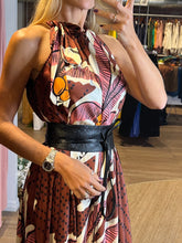 Load image into Gallery viewer, Carol Satin Halter Neck Maxi Dress
