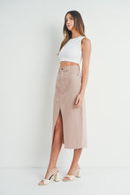 Load image into Gallery viewer, Lorena Open Maxi Denim Skirt
