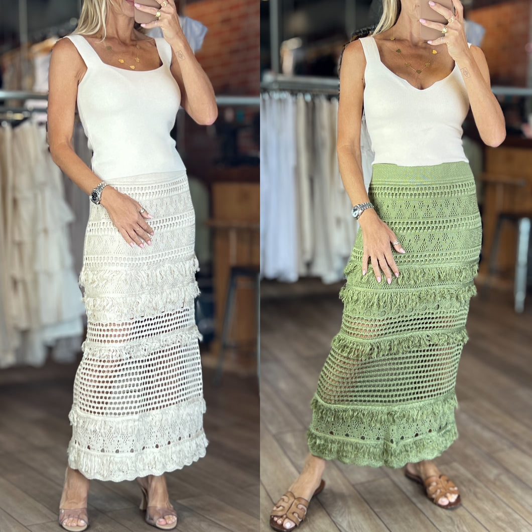 Cassy Crochet Skirt