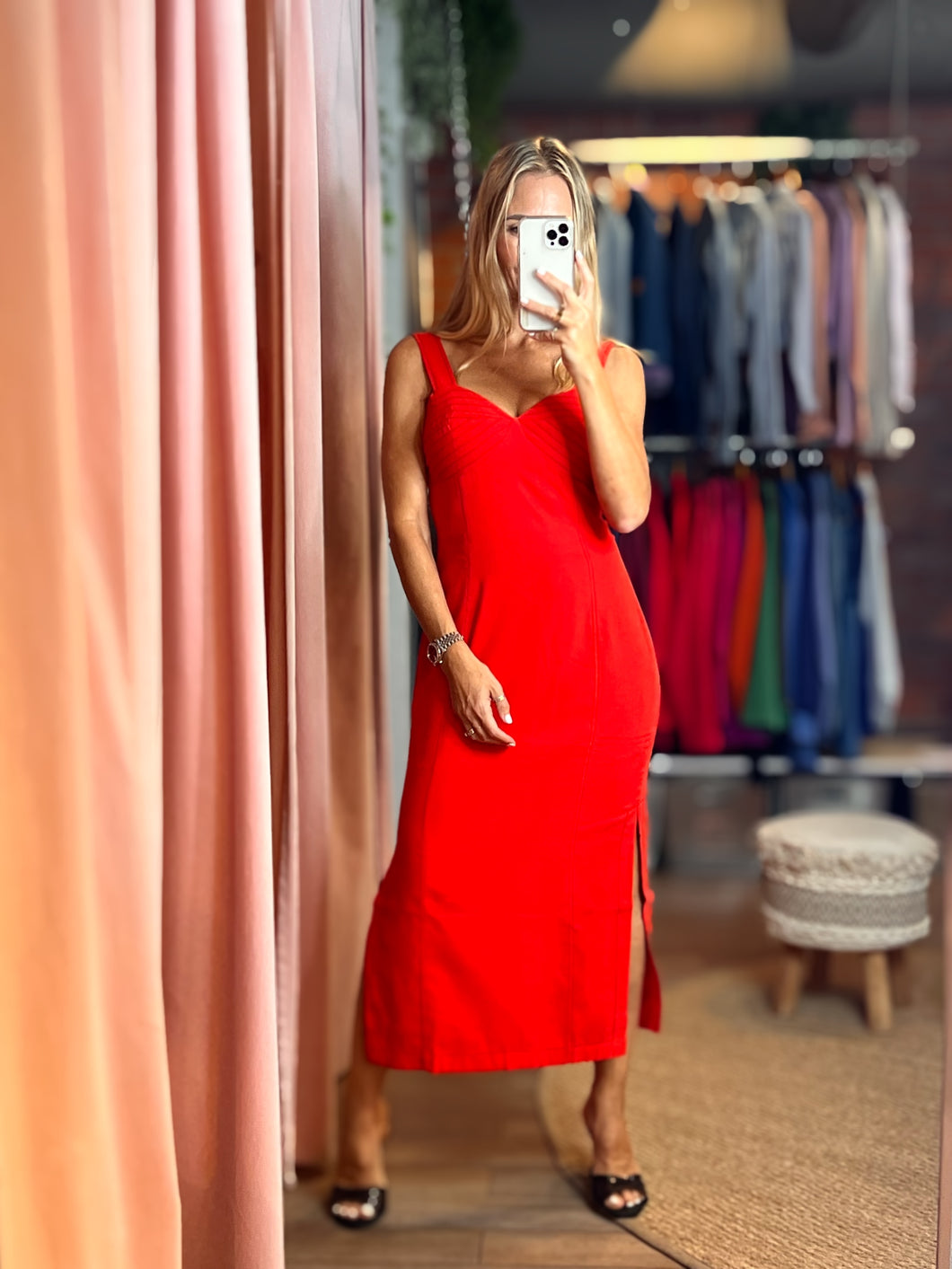 Melany Red Dress