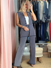 Load image into Gallery viewer, Carly Striped Vest and Pants Set
