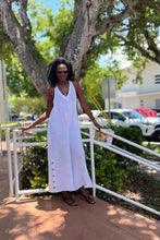 Load image into Gallery viewer, Elena Solid Color Linen Jumpsuit
