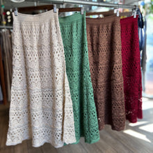 Load image into Gallery viewer, Pilar Crochet Skirt

