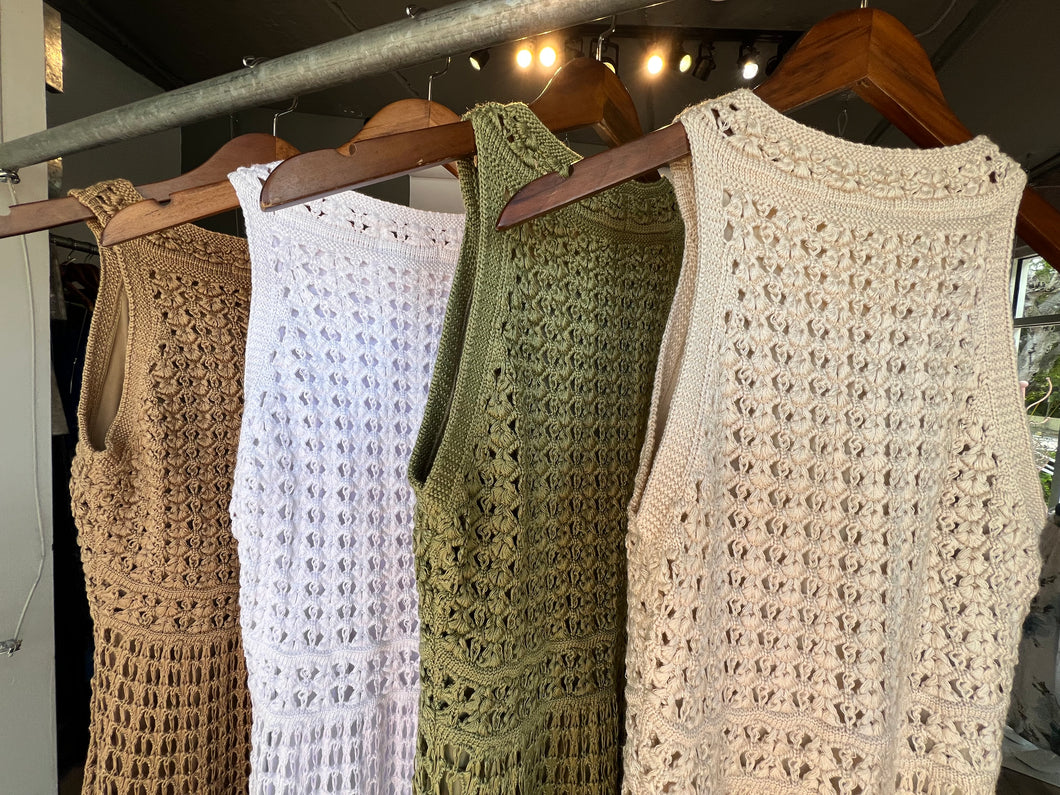 Dawn Crochet Midi Dress