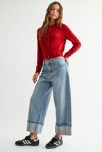 Load image into Gallery viewer, Potenza Cuffed Barrel Jeans
