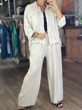 Load image into Gallery viewer, Roma Rustic Linen Shirt/Jacket
