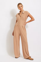 Load image into Gallery viewer, Idra Ribbed Cut Out Back Jumpsuit
