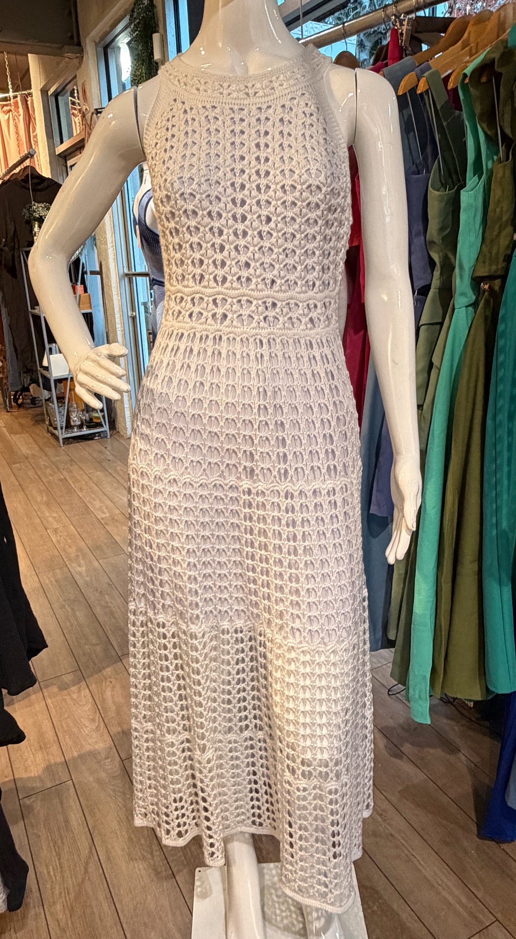 Dawn Crochet Midi Dress