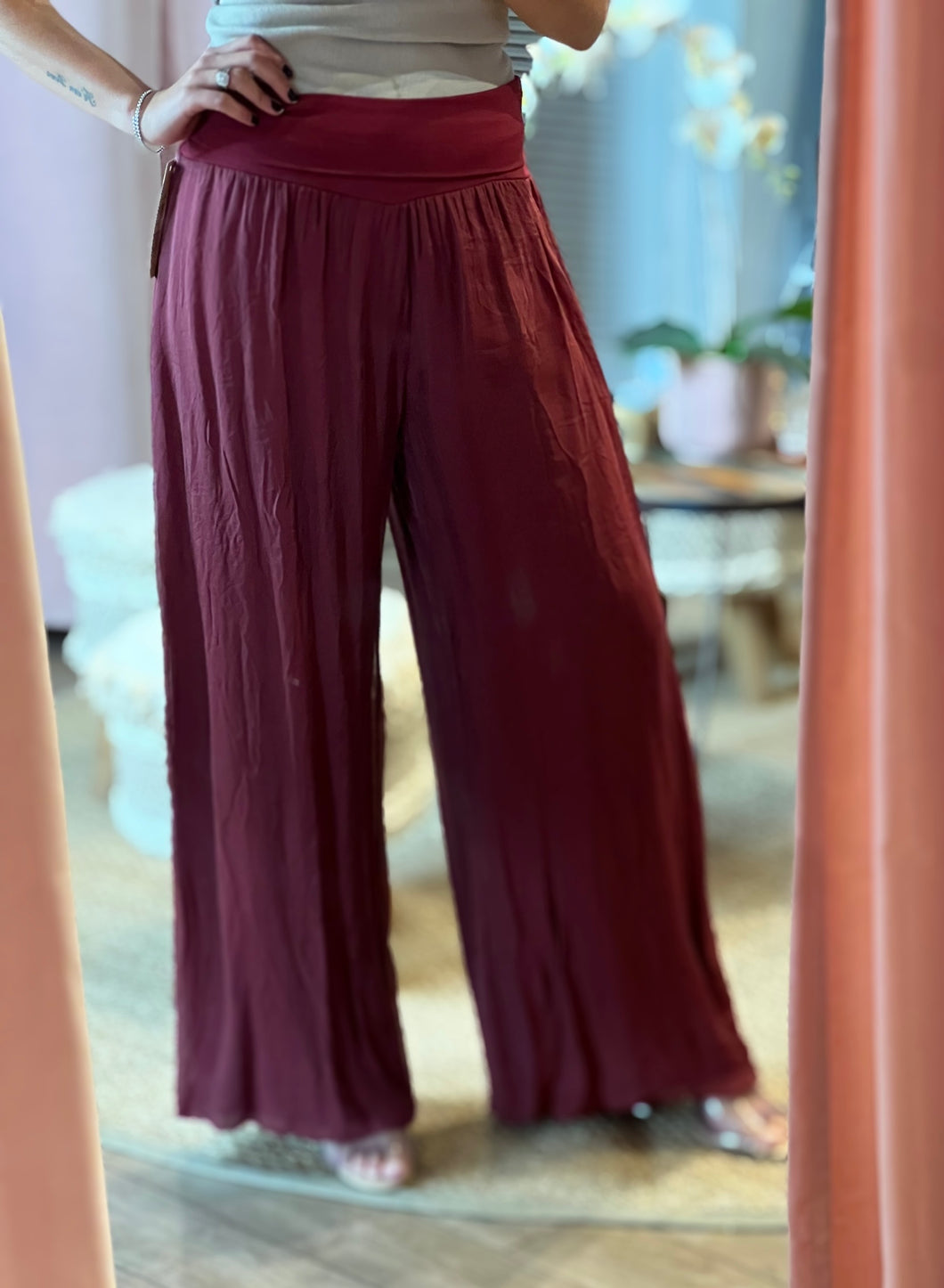 Volos Silk Pants