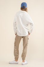 Load image into Gallery viewer, Frankie Satin Cargo Pants
