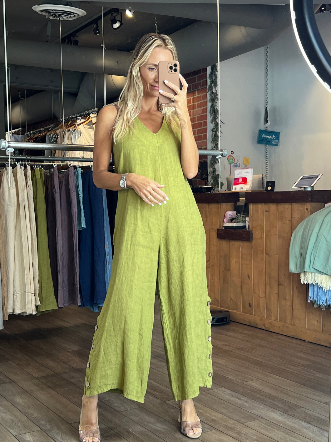 Adora Linen Jumpsuit