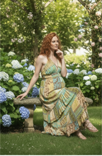 Load image into Gallery viewer, Lyna Halter Maxi Dress
