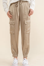 Load image into Gallery viewer, Frankie Satin Cargo Pants
