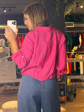 Load image into Gallery viewer, Verusca Tie Front Linen Shirt
