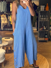 Load image into Gallery viewer, Gardenia Linen Jumpsuit
