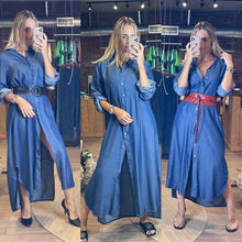 Load image into Gallery viewer, Tencel Denim Cover-Up
