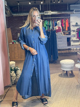 Load image into Gallery viewer, Tencel Denim Cover-Up
