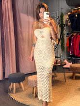 Load image into Gallery viewer, France Crochet Maxi Dress
