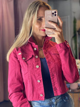 Load image into Gallery viewer, Ruby  Crop Jeans Jacket
