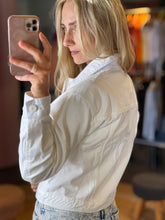 Load image into Gallery viewer, Telma White &amp; Off White Jean Jacket
