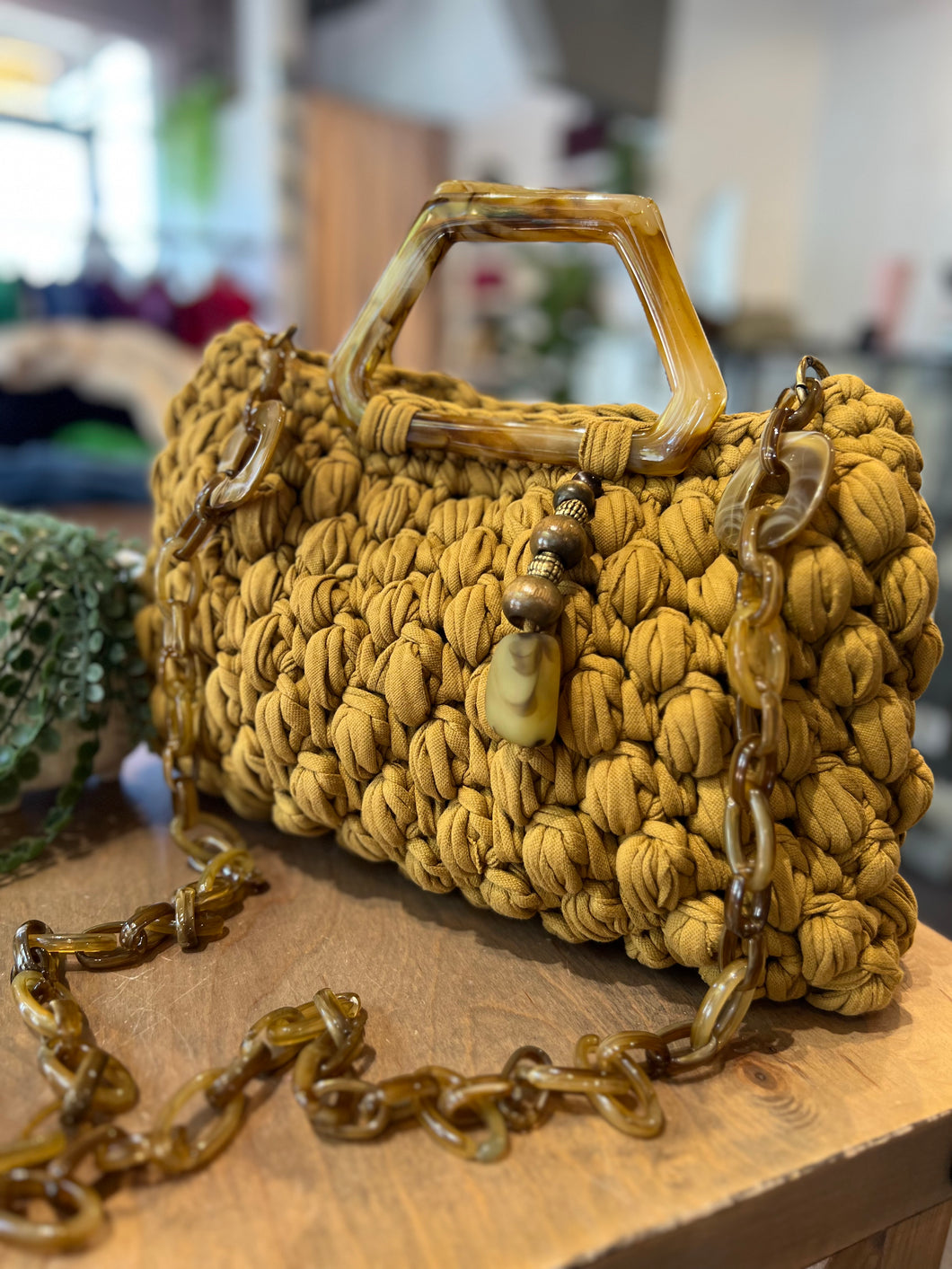 Lagoinha Hand-Made Crochet Hand Bag