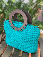Load image into Gallery viewer, Carla Hand-Made Crochet Hand Bag
