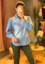 Load image into Gallery viewer, Zoe Light Long Sleeve Denim Shirt
