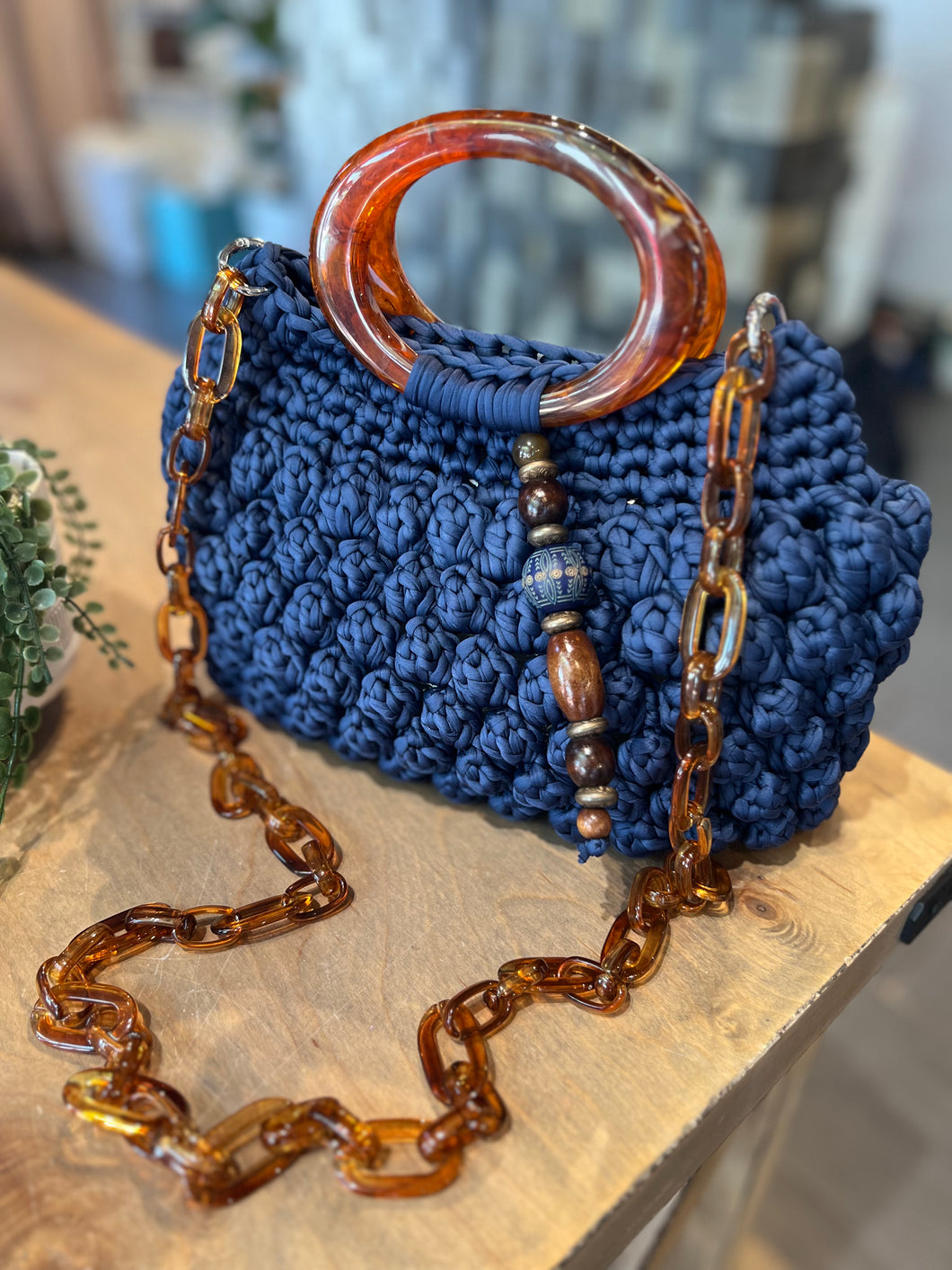Bertioga Hand-Made Crochet Hand Bag