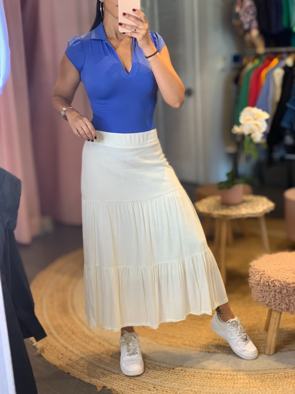 Victoria Polo Body Suit With Princess Sleeves