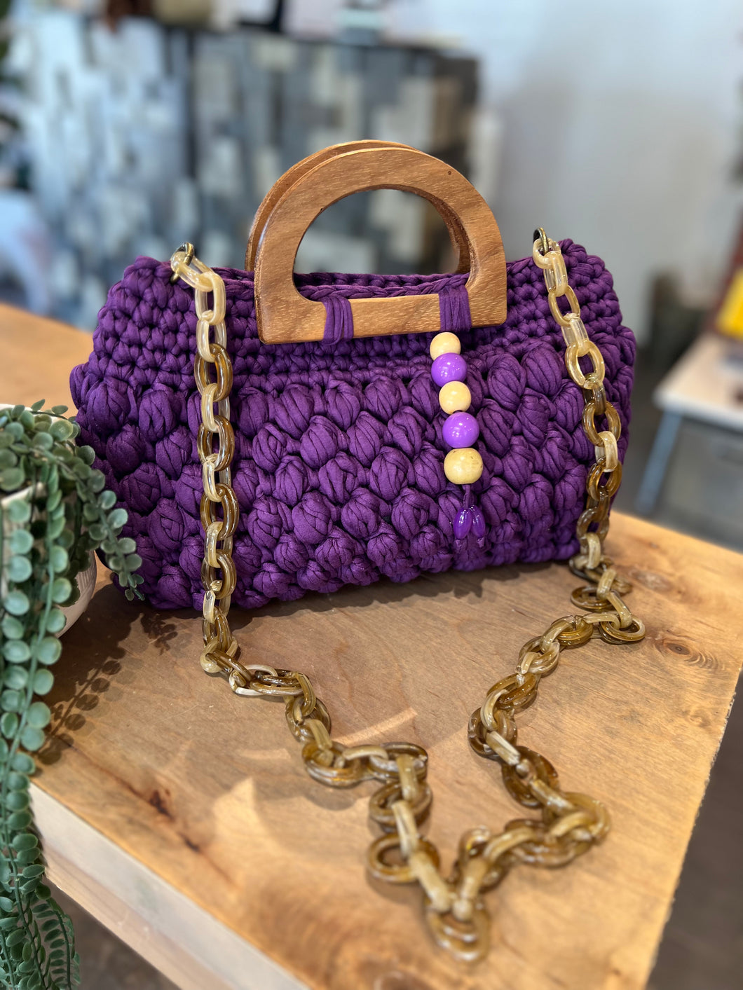 Ubatuba Hand-Made Crochet Hand Bag