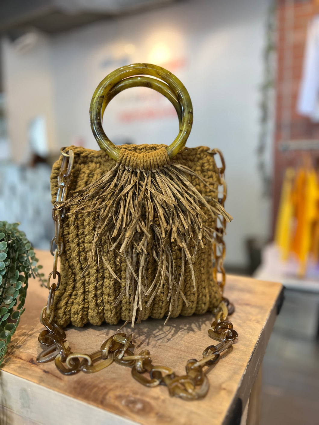 Prumirim Hand-Made Crochet Hand  Bag