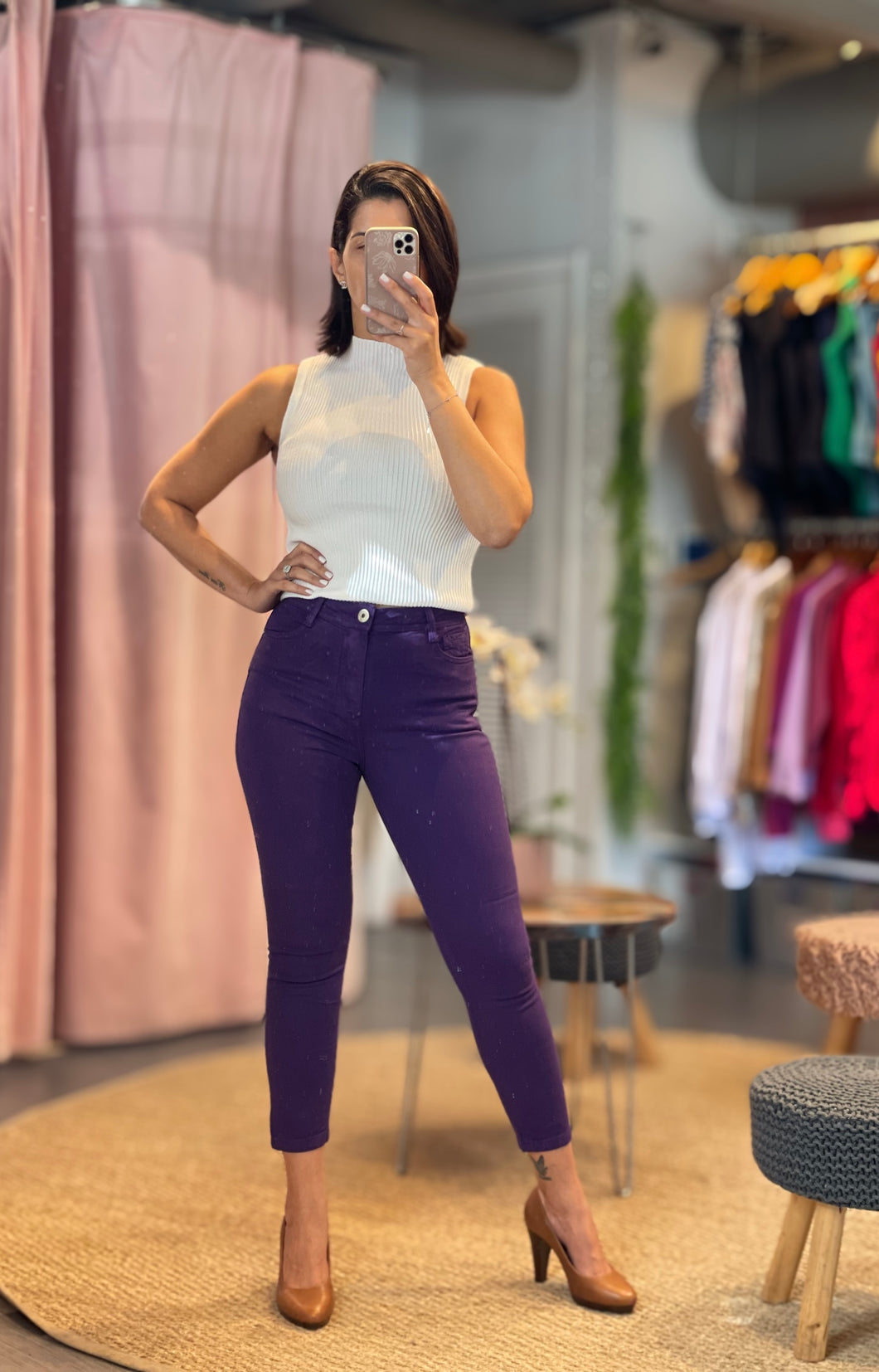 Quito Skinny Purple Jeans