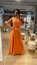 Load image into Gallery viewer, Paris Crop Top &amp; Skirt Dress
