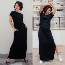 Load image into Gallery viewer, Lituania Comfy Off-Shoulder Dress
