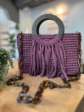 Load image into Gallery viewer, Praia Grande Hand-Made Crochet Hand Bag

